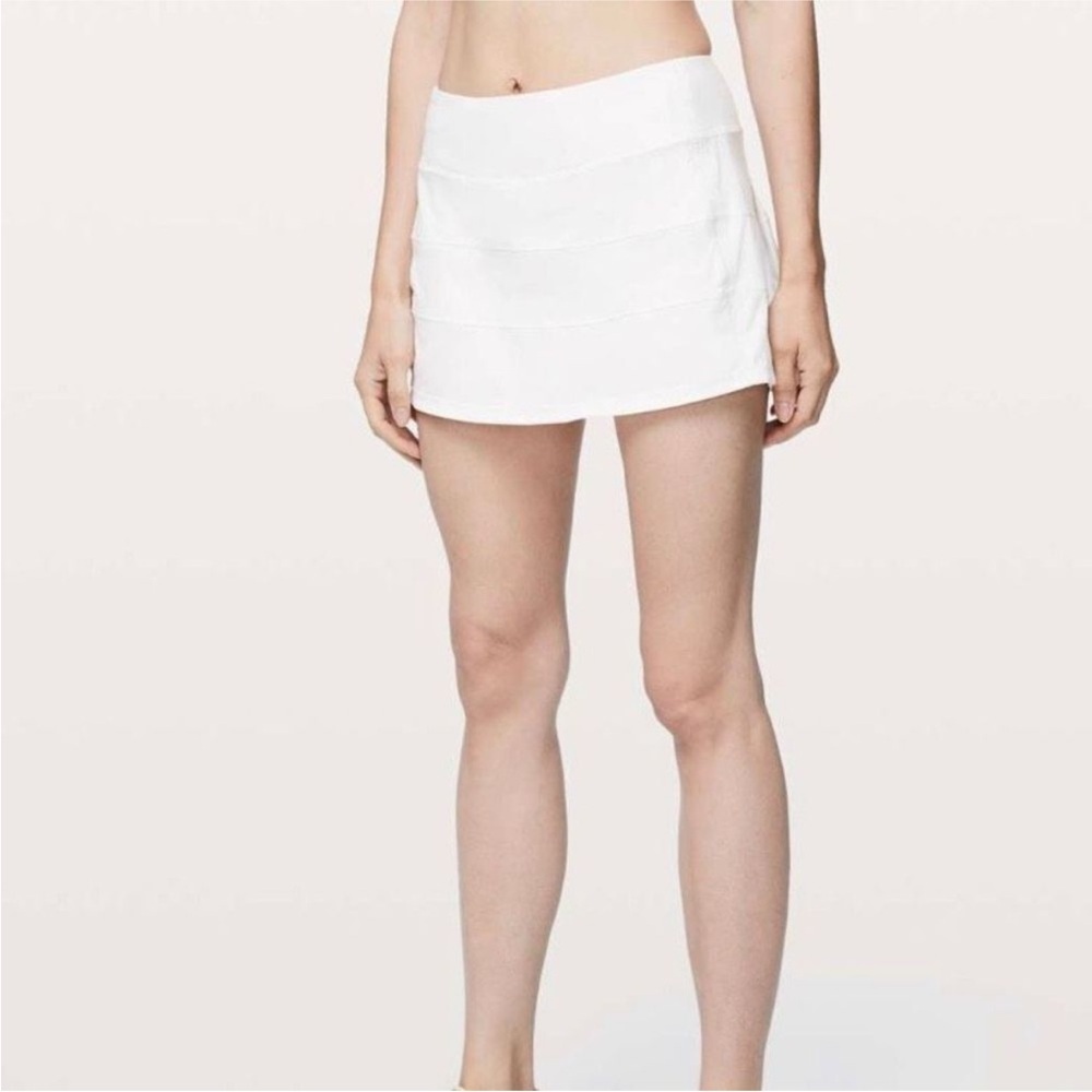 Lululemon Pace Rival Skirt (Regular) *4-way Stretch 13" White 10